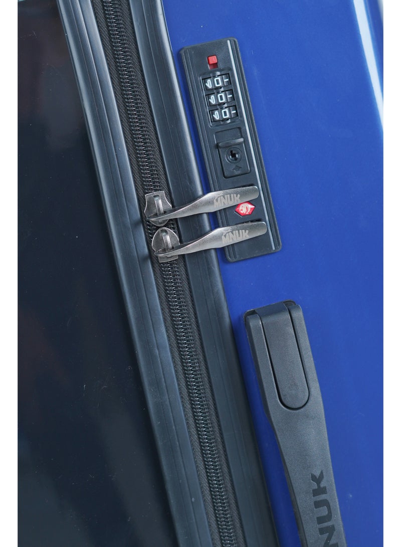 MNUK SWAGGER 24inch Luggage| Polycarbonate and ABS Hardside Trolley| Double 360Â° 4 Wheeler| Yellow Black - Image 3