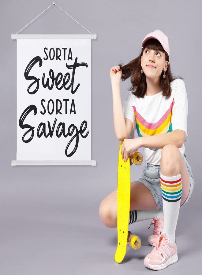 Spakon Teenager Room Hanging Decor Sweet Sign Girl Room Aesthetic Stuff Cute Room Minimalist Decor Bedroom Porch Aesthetic Decorations for Teen Girls Aesthetic, 11.8 x 13.8 Inches - Image 3