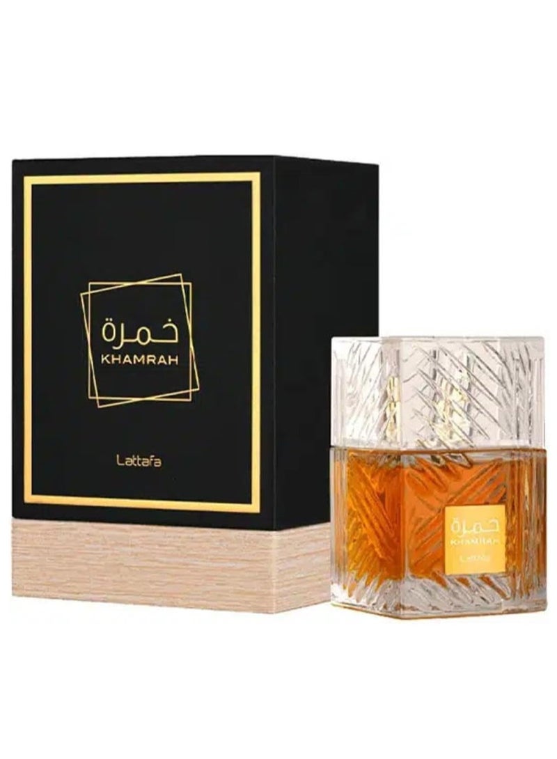 Lattafa Khamrah Eau De Parfum for Unisex 100ml - Image 1