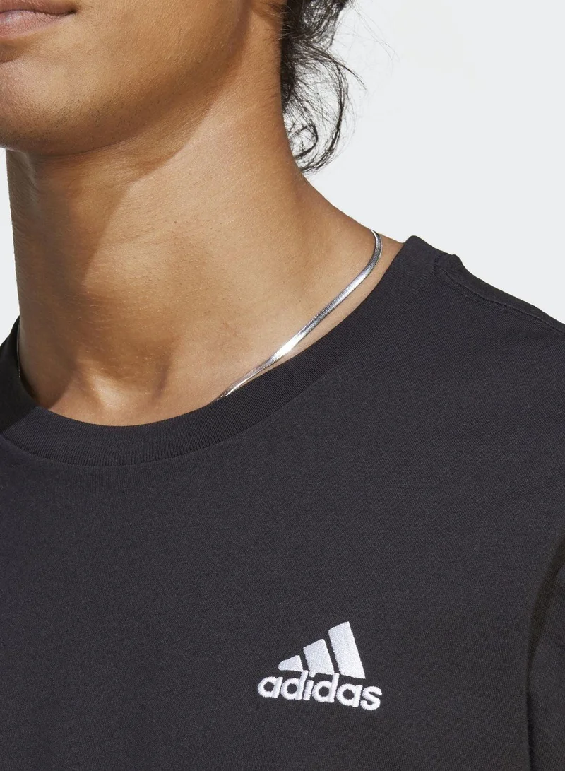 adidas تيشيرت تدريب أسود