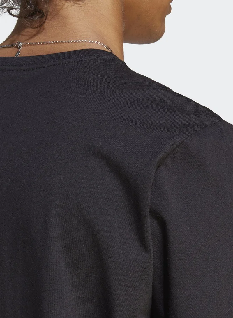 adidas تيشيرت تدريب أسود