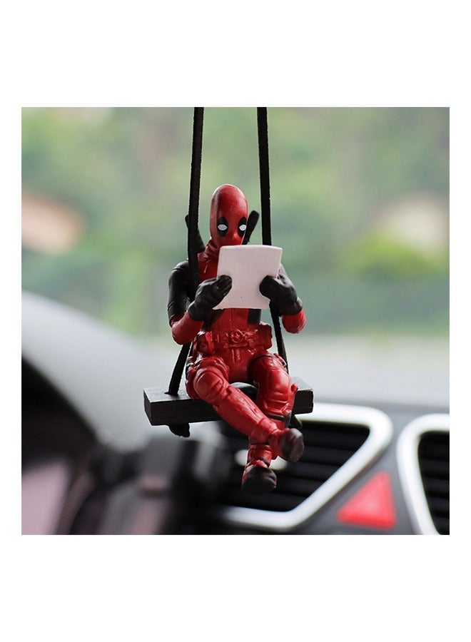 Little  Deadpool Car Decoration Accessories Car Mirror Suspension Accessories Car Mirror Suspension Accessories Personalized Car Rear View Mirror Pendant for Car Interior Decoration - Image 1