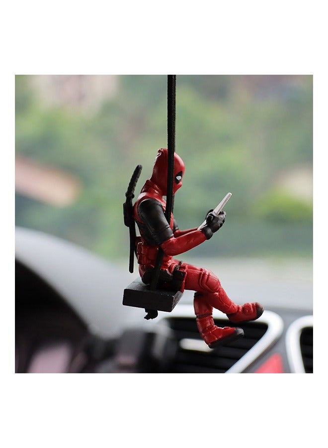 Little  Deadpool Car Decoration Accessories Car Mirror Suspension Accessories Car Mirror Suspension Accessories Personalized Car Rear View Mirror Pendant for Car Interior Decoration - Image 3