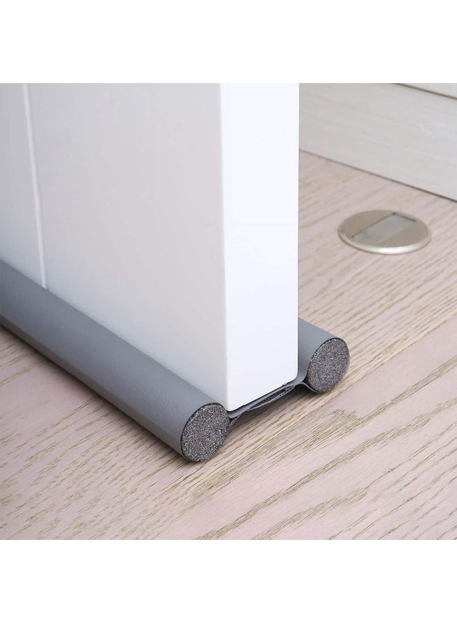 Upgraded Double-Sided Door Draft Stopper | Durable Leather & All-Weather Seal - Image 1