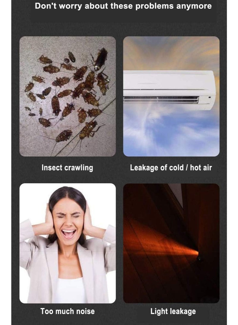 Upgraded Double-Sided Door Draft Stopper | Durable Leather & All-Weather Seal - Image 4