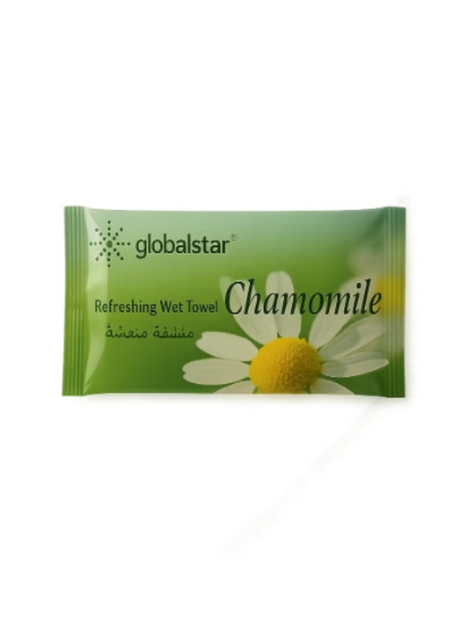 جلوبال ستار مناشف قطنية منعشة برائحة البابونج من جلوبال ستار، 25 قطعة - مناشف قطنية برائحة منعشة - Image 4