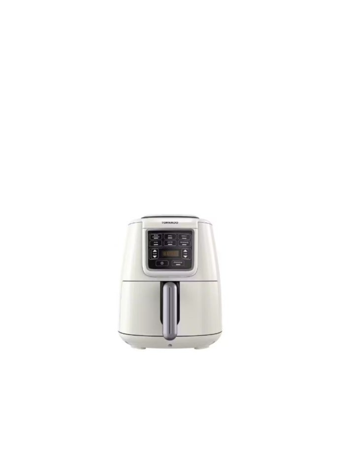 TORNADO - Tornado air fryer, 1550 watts, 4 liters, digital, cream * Turkish silver, THF1554DXLCS - Image 1