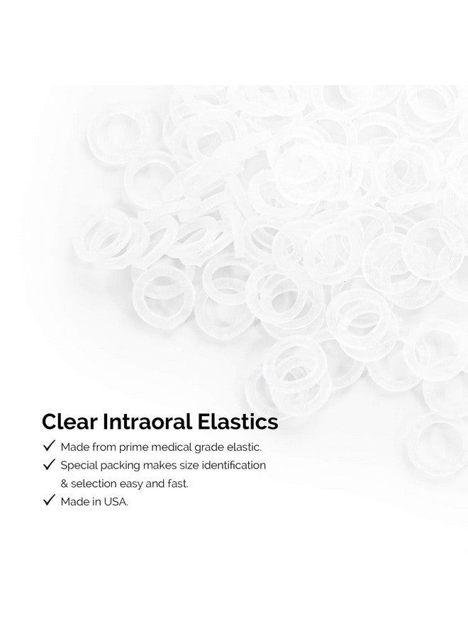 JMU Orthodontic Elastics 316 Inch Heavy 6.5Oz 100 Pack Intraoral Elastic Bands Latex Free Dental Rubber Bands Made In Usa - Image 3