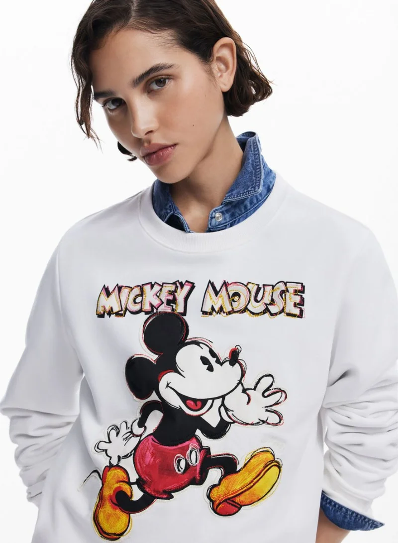 DESIGUAL Mickey Mouse Sweatshirt