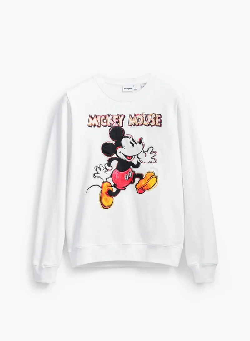 DESIGUAL Mickey Mouse Sweatshirt