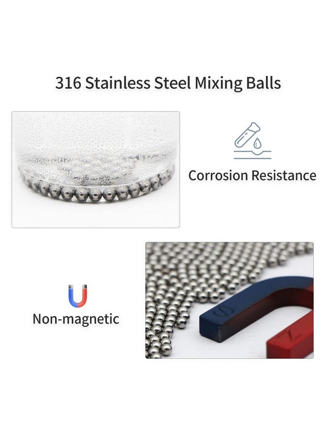 Agidea 200Pcs Paint Mixing Balls Nail Polish Mixing Balls 316 Stainless Steel Bearing Balls 5Mm/Apr. 0.19” - Image 3