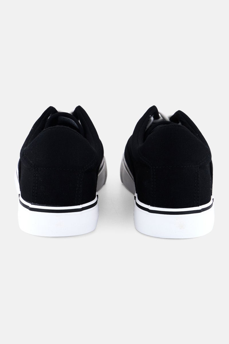 Nicce Men Lace Up Casual Shoes, Black/White - Image 4