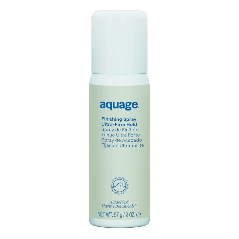 Aquage Finishing Spray, Travel Size, Delivers Humidity Resistance and Lasting Firm Hold Style Retention with Max Shine, LVOC, 2 oz - Image 1