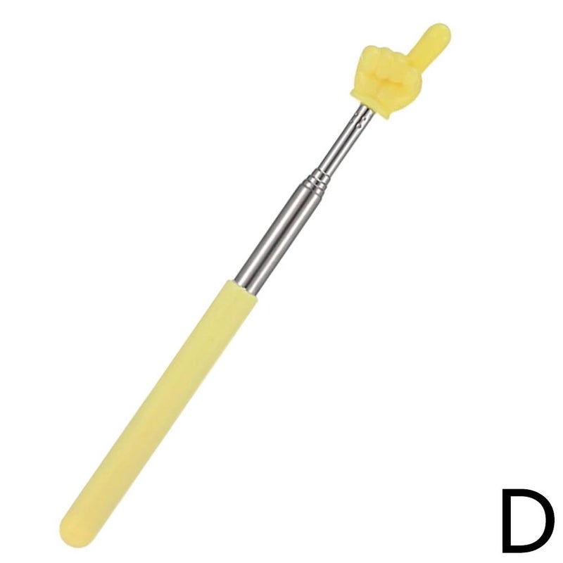 Telescopic finger reading stick, finger telescopic reading stick, point reading teaching aid, pointer, baton, teacher's teaching stick - Image 1