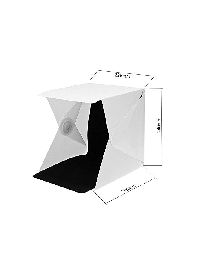 PROMASS Portable Mini Photo Studio Box Photography Backdrop built-in Light Photo Box - Image 4