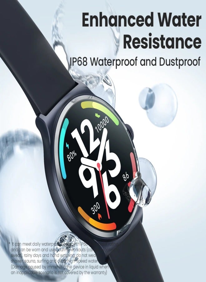 AROAQ Smart Watch with 1.38" Color Display, 100+ Workout Modes, Heart Rate & Blood Oxygen Monitoring, Sleep & Stress Testing, IP68 Waterproof, 20-Day Battery Life - Image 5