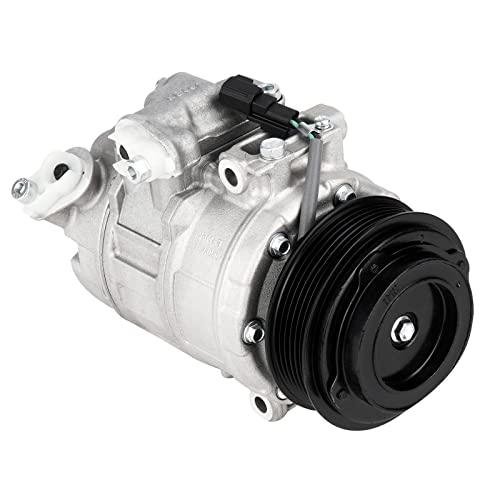 ILONPA New AC Air Condition Compressor with Clutch for Ford Explorer 2011-2019 3.5L (Note:2013-2019 Ford Explorer 3.5L not fit Turbocharged), for Ford Police Interceptor Utility 2013-2015 3.7L - Image 1