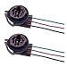 BDZMC 2PCS 3156 3157 PreWired Harness Sockets LED Bulbs Socket Adapter Pigtail Connector Socket Connector Harness Fits for Turn Signal Bulb BrakeTail LightDRL Lamp 2Pack - Image 2