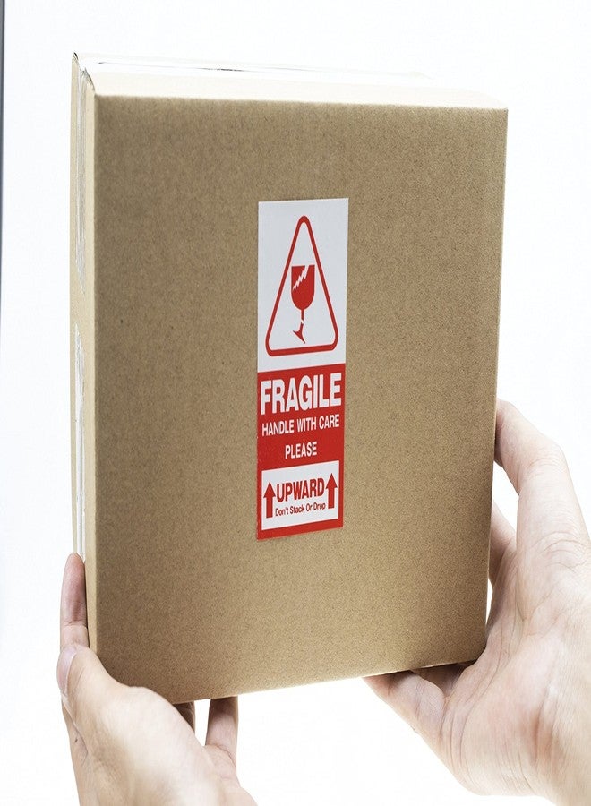 LDS Industry Red Large Fragile Handle with Care Keep Dry Upward Do Not Trample Shipping Box Warning Stickers Label (STK-03 1000pcs) - Image 4