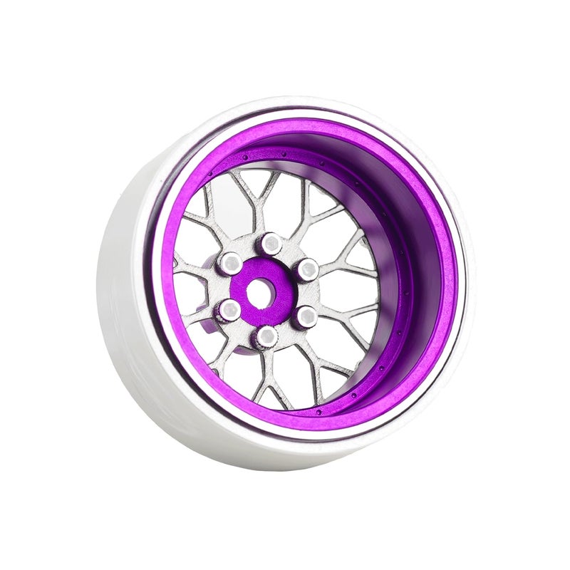 TCRC 4PCS Grade 5 Titanium Wheel Face Aluminum 13 Inch Wheels Hubs for 124 Axial SCX24 FCX24 118 TRX4M Redcat Ascent18 HPI Venture18 Upgrade Parts - Image 3