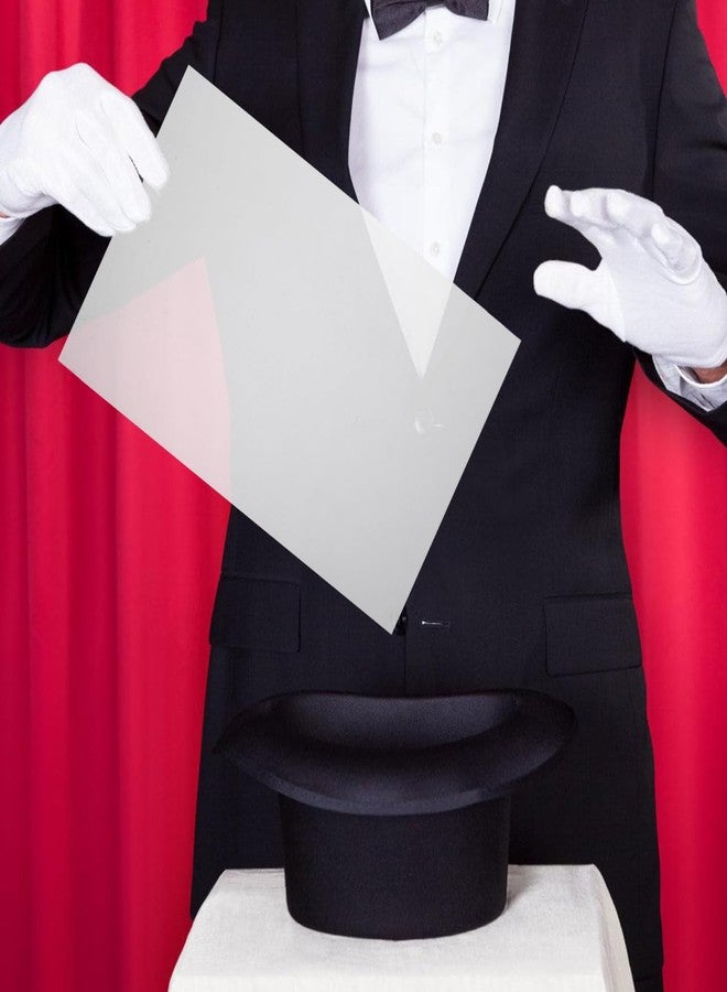 Toddmomy Invisibility Shield Lenticular Sheet 11.81X7.87In Transparent Pet Magic Trick Material for Stage Illusions Conjury Props and Close-up Magician Accessories - Image 2
