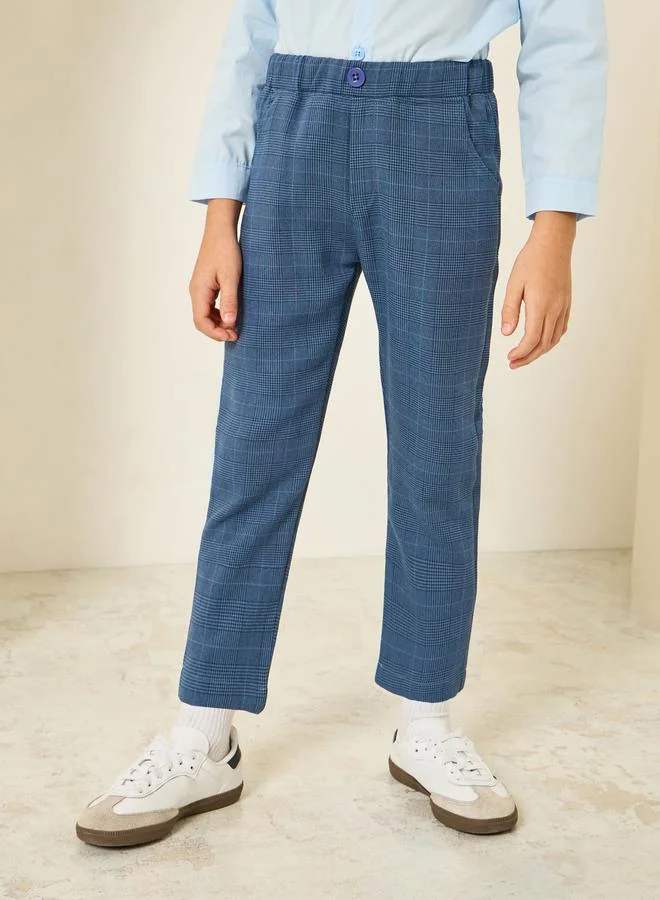 Styli  Boys Blue Shirt with Waistcoat and Trousers with Bow Set for Men | Best Price UAE