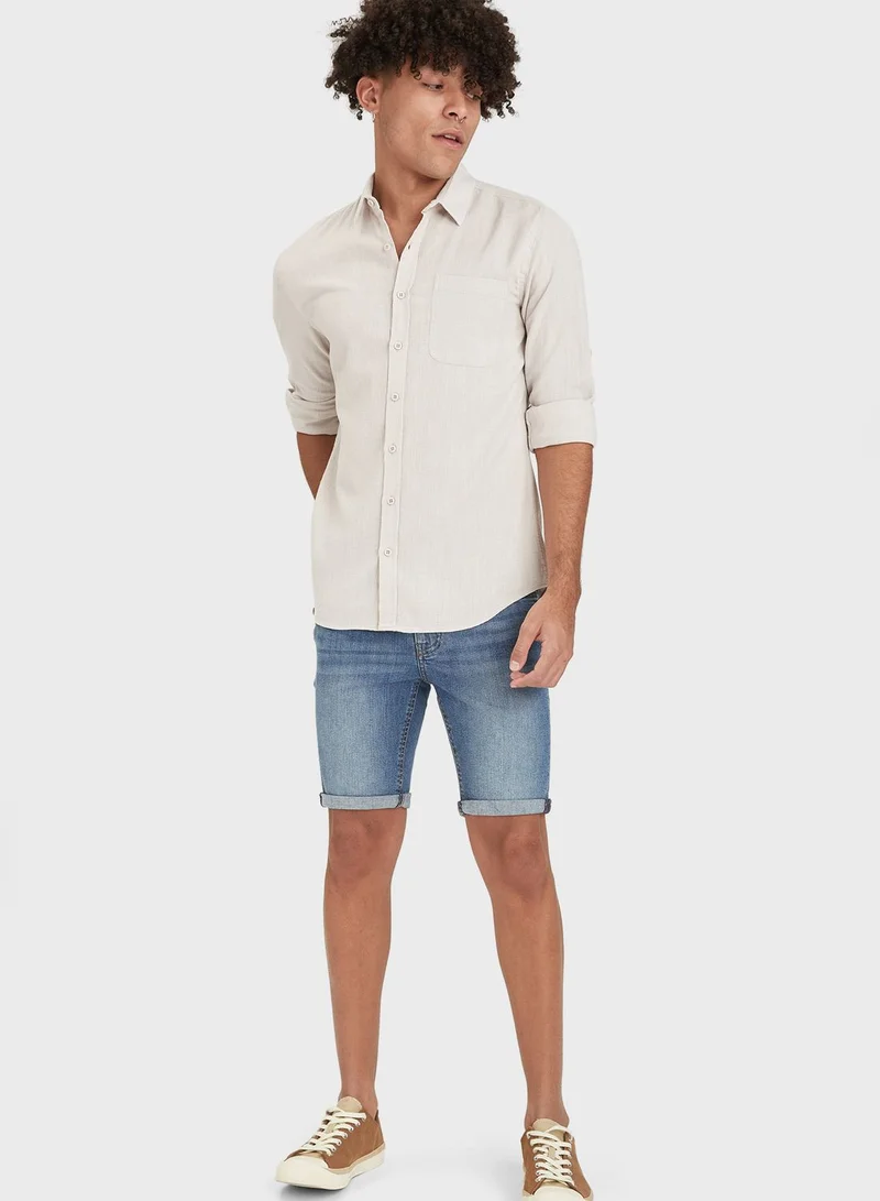DeFacto Essential Slim Fit Shirt