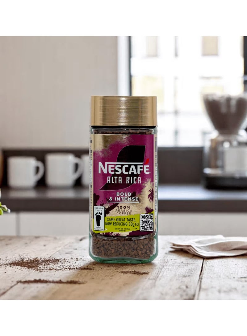 Nescafe Alta Rica Bold & Intense Instant Coffee, 95grams Single - Image 1