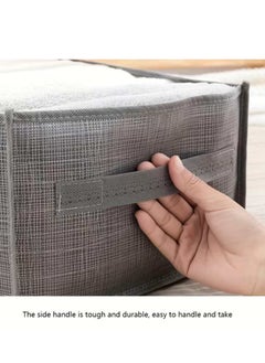 Angmei 4pcs Foldable Clothes Storage Box, Trousers Clothes Jeans Storage Box, Wardrobe Clothes Storage Box, Underwear Socks Storage Box  - Image 5