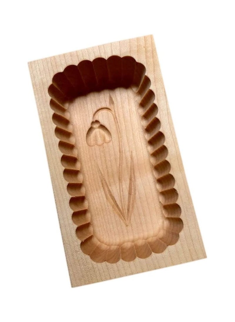 Milky 250g Wood Butter Mould