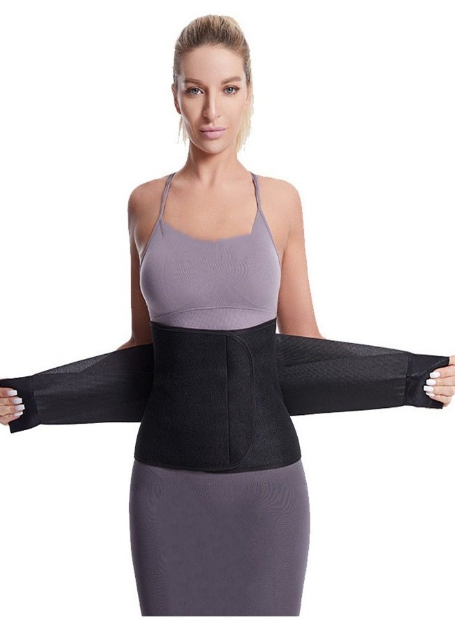 Generic Waist training belt for women, sweat-removing sports waist belt, sports belt with adjustable straps, slimming and body shaping belt  - Image 1