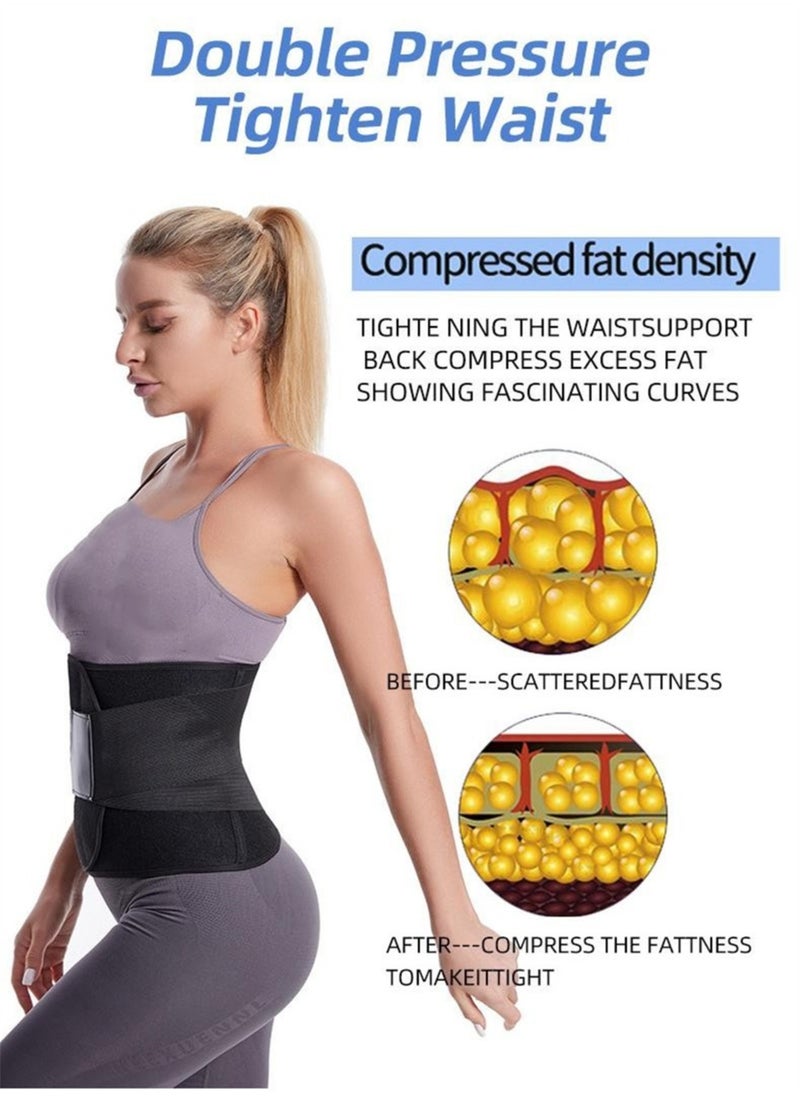 Generic Waist training belt for women, sweat-removing sports waist belt, sports belt with adjustable straps, slimming and body shaping belt  - Image 3