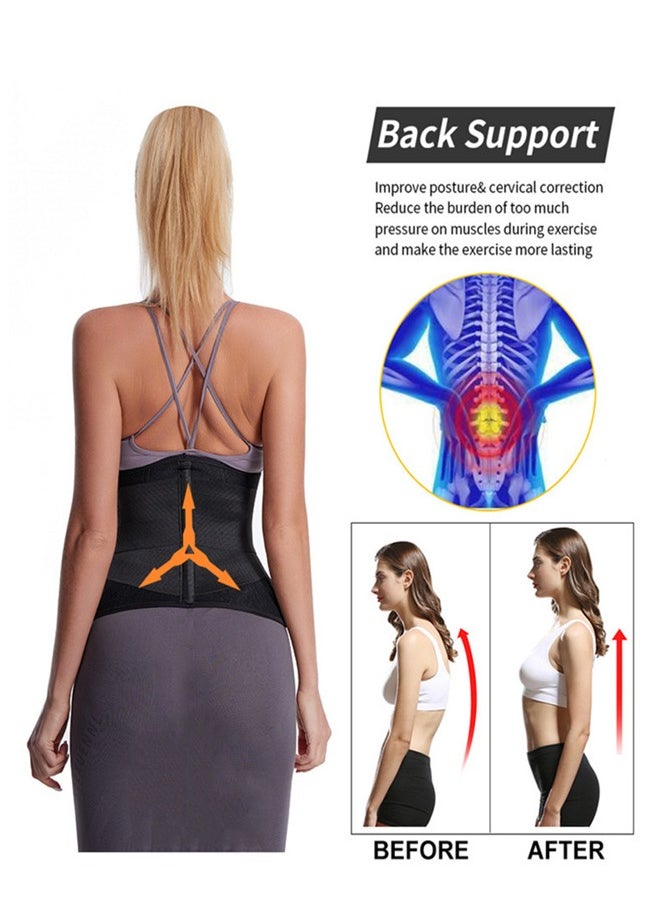 Generic Waist training belt for women, sweat-removing sports waist belt, sports belt with adjustable straps, slimming and body shaping belt  - Image 4