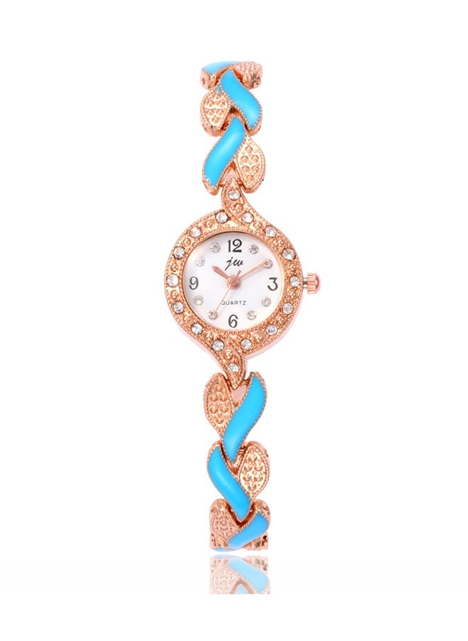 JW - Women Luxury Watches, Women's Bangle Watch, Ultra Slim Rhinestones Wrist Watch Quartz Wrist Watch Fashion Watch Best Gift for Your Friend and Families - Image 1