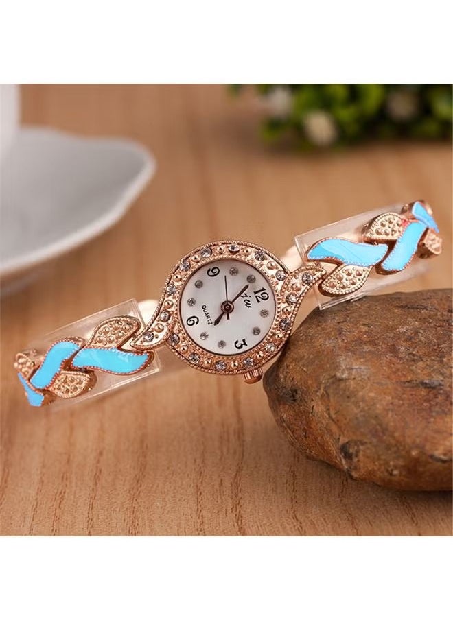 JW - Women Luxury Watches, Women's Bangle Watch, Ultra Slim Rhinestones Wrist Watch Quartz Wrist Watch Fashion Watch Best Gift for Your Friend and Families - Image 1