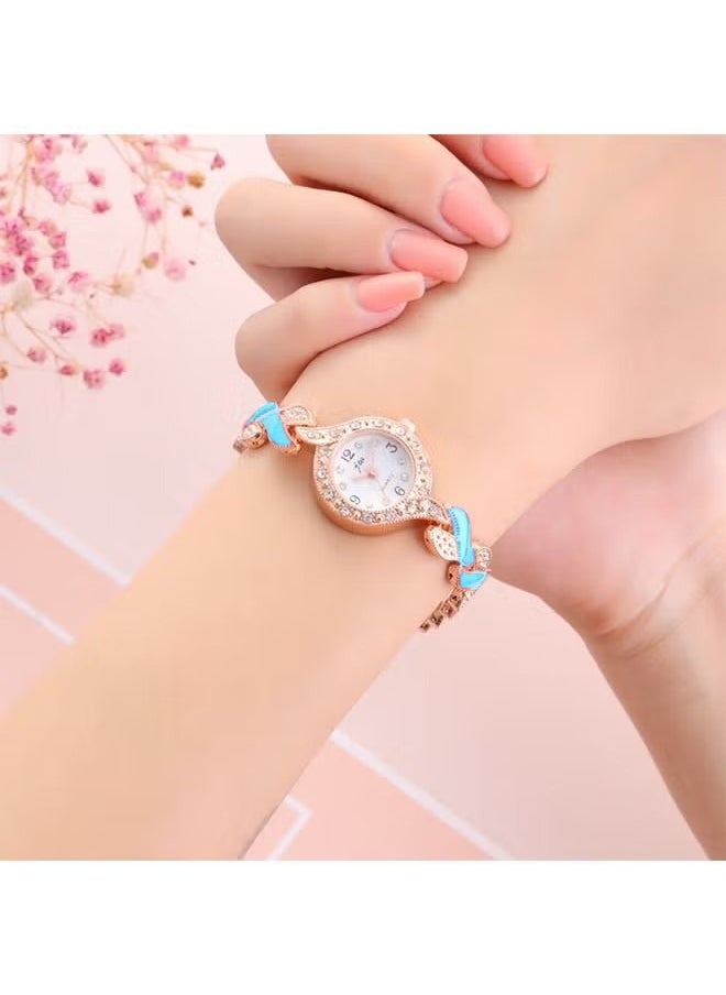 JW - Women Luxury Watches, Women's Bangle Watch, Ultra Slim Rhinestones Wrist Watch Quartz Wrist Watch Fashion Watch Best Gift for Your Friend and Families - Image 1