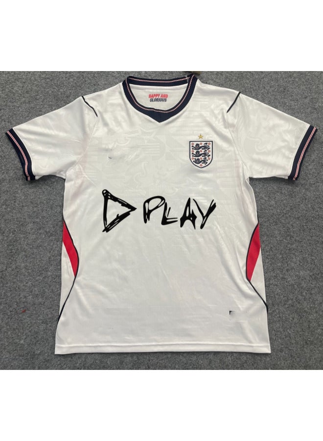 National Team Co-branded Printed Football Jersey Spain England Germany Trendy Thai Version Football Shirt