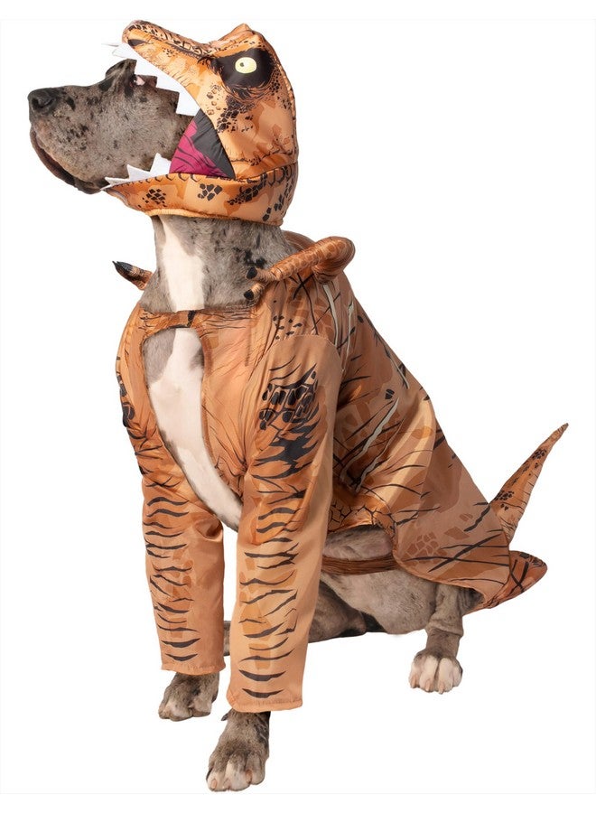 Rubies Jurassic World T-Rex Big Dog Fun and Cute Pet Costume for Themed Parties and Halloween, 2X-Large - Image 1