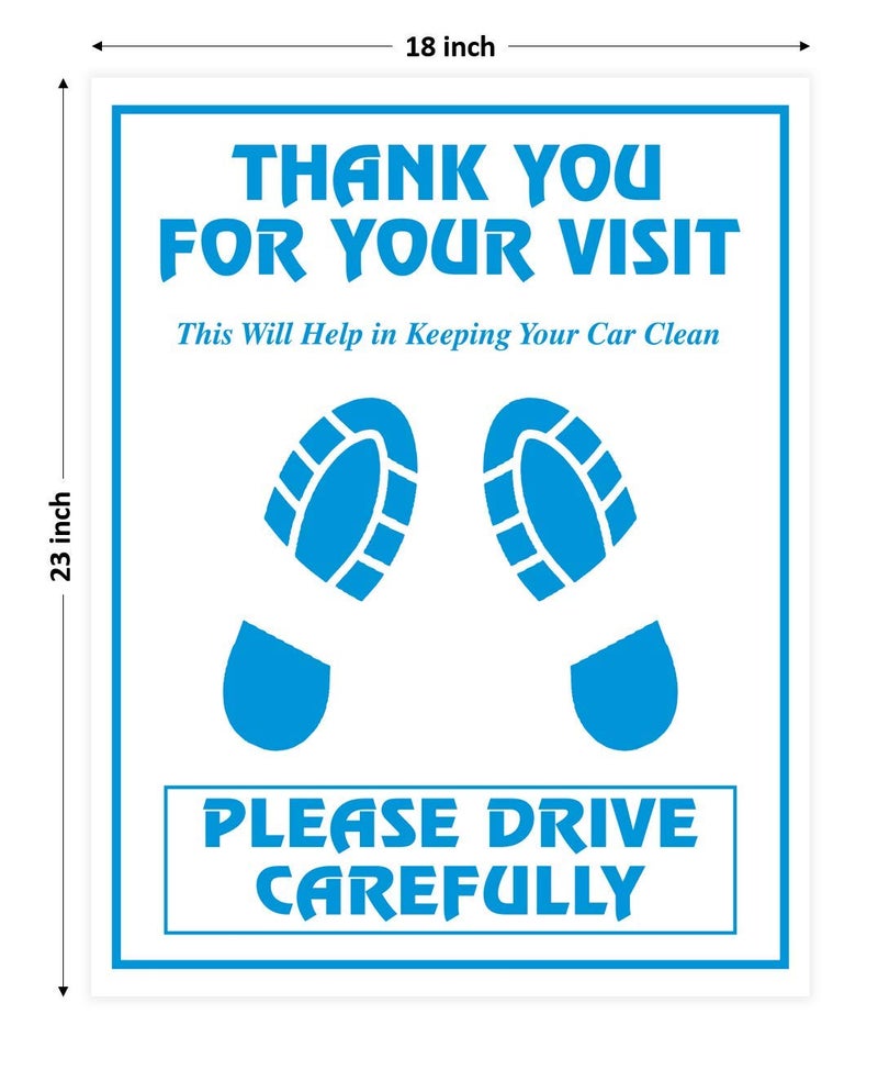 PACKSHARK CONVRT Packshark Car Disposable Paper Foot Mat For Car, White, Universal Size (Pack Of 50) - Image 2