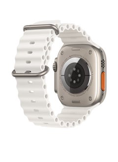 Generic Ocean Silicon Rubber Strap For Apple Watch Ultra 49mm 45mm 44mm And 42mm  - Image 1