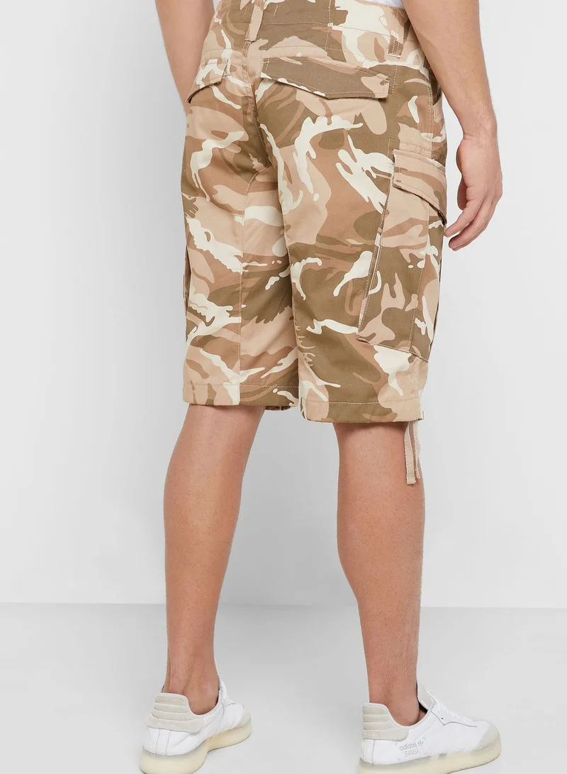 Reserved Camo Cargo Shorts
