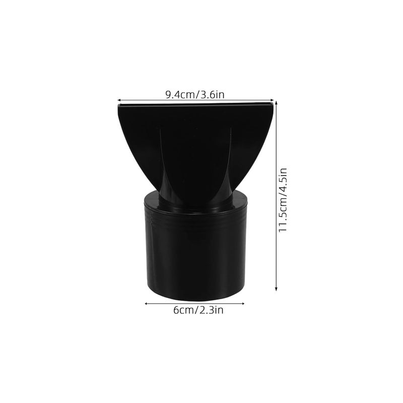 2pcs Hair Dryer Nozzle Attachment Set Concentrator Tips Plastic Flat Nozzles for Salon and Home Hair Styling Tools - Image 2