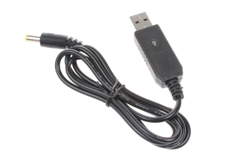 NOYITO DC to DC USB 5V to 9V DC Jack 5.5mm x 2.1 2.5mm Boost Power Module Converter Cable USB Boost Cable 3.2 ft (Pack of 2) - Image 2