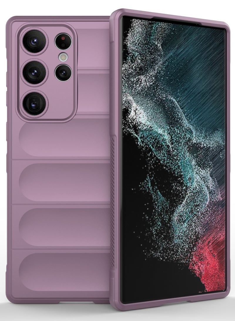 انبلاك جراب خلفى ماجيك متوافق مع سامسونج جالاكسي S23 الترا (ارجواني) - Image 1