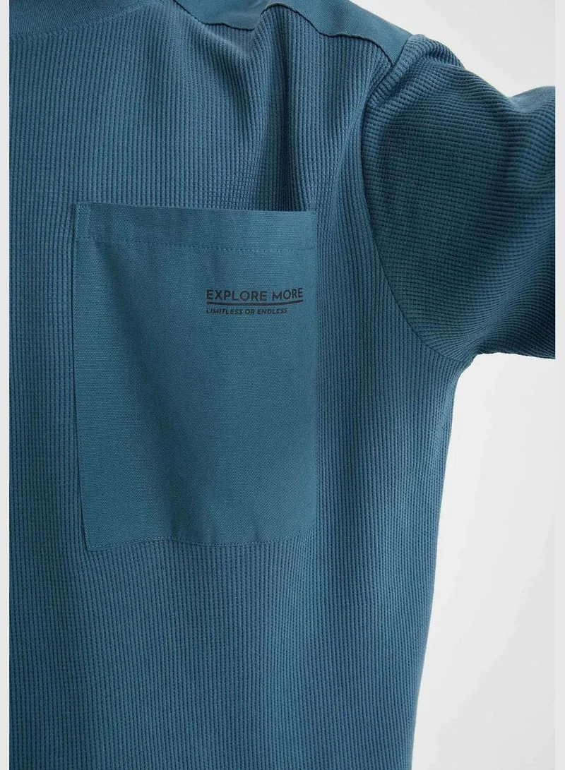 DeFacto Oversize Long Sleeve Knitwear Sweatshirt