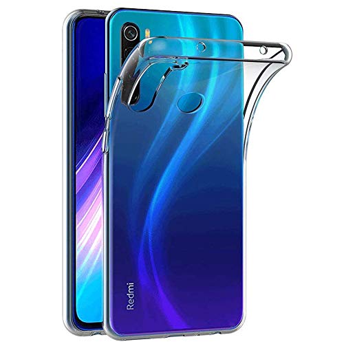 MaiJin Case for Xiaomi Redmi Note 8 63 inch Soft TPU Rubber Gel Bumper Transparent Back Cover - Image 1