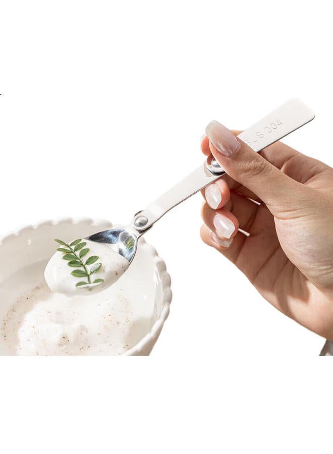 GRASEY 304 Stainless Steel Outdoor Camping Portable Travel Folding Chopsticks, Spoon, And Fork Set For Picnics And Travel Gy7352 - Image 1