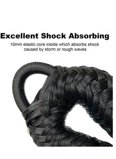 SYOSI Bungee Dock Line Boat Ropes for Docking Mooring Rope with Stainless Steel Clip Accessories Boats PWC, Built in Snubber, Kayak, Watercraft,SeaDoo,Jet Ski, Pontoon, Canoe, Power 2-Pack  - Image 2