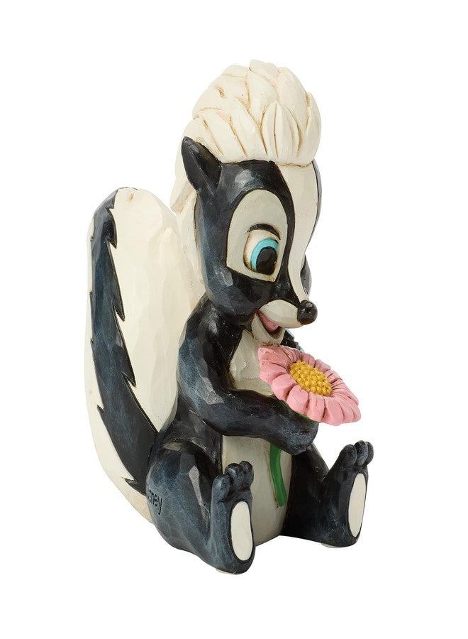 Enesco Disney Traditions by Jim Shore Bambi Flower The Skunk Miniature Figurine, 3.15 Inch, Multicolor - Image 2