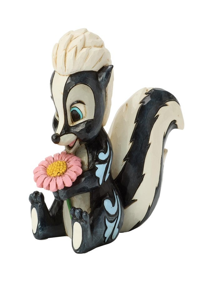 Enesco Disney Traditions by Jim Shore Bambi Flower The Skunk Miniature Figurine, 3.15 Inch, Multicolor - Image 3